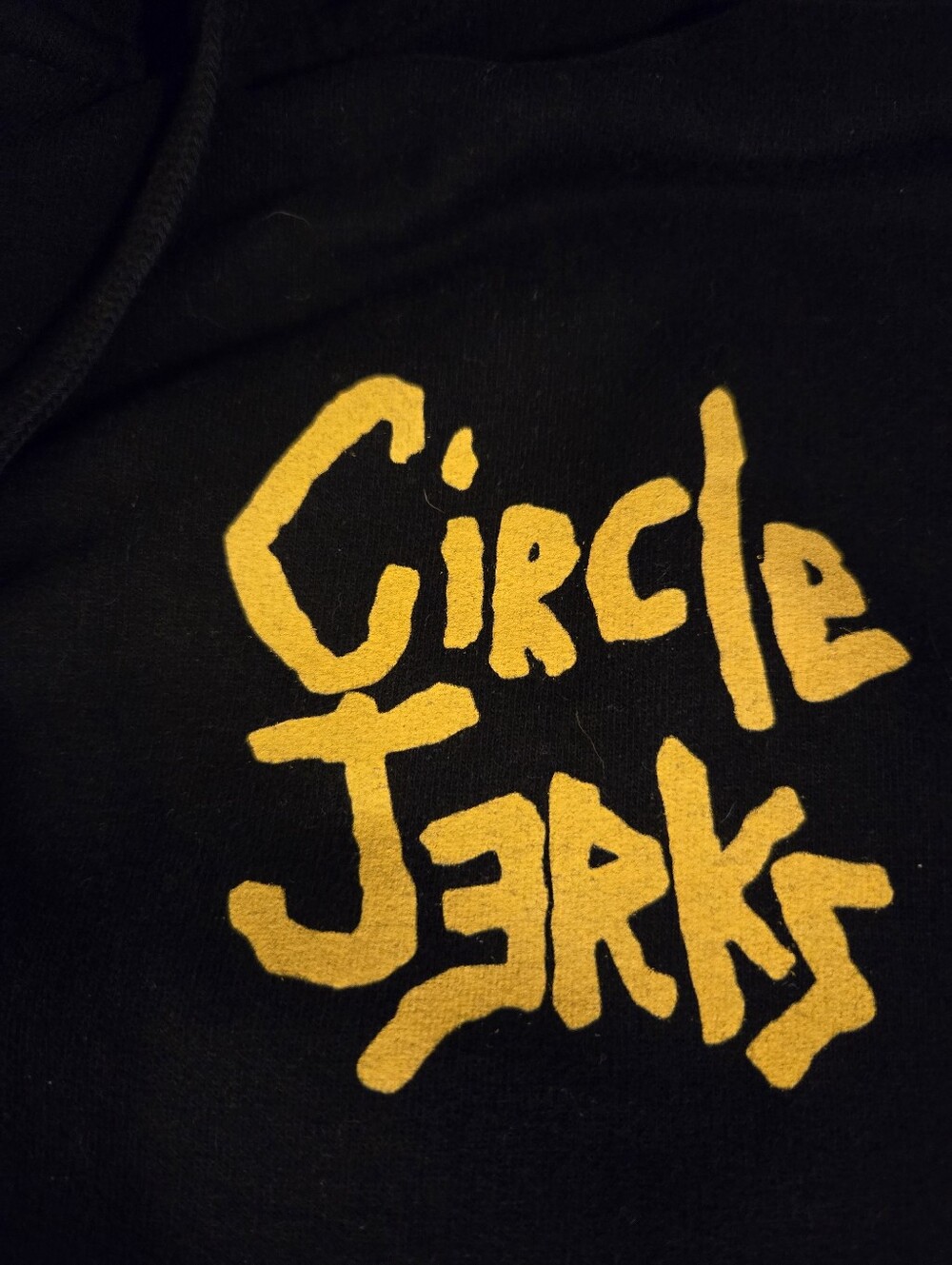 Circle Jerks Punk Hardcore Black Full Zip Graphic Hoodie Medium - Picture 2 of 5